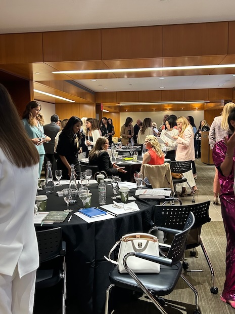 Morning networking break at Luxury Roundtable's Luxury Women Leaders Summit New York June 13