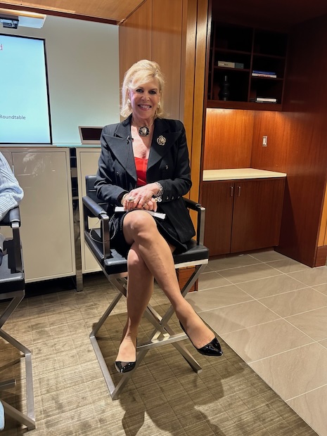 Sue Phillips spoke on the "Female Founders: How I Launched and Sustained My Luxury Brand" panel at Luxury Roundtable's Luxury Women Leaders Summit New York June 13