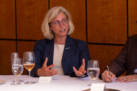 Heesen Yachts' Sara Gioanola cohosted the Heesen Yachts x Luxury Roundtable Luncheon June 19 in New York. Image: Jonathan Heisler