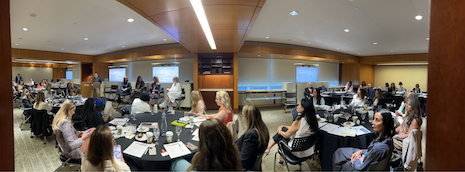 The audience paying rapt attention to the leadership panel. Image: Brian Glassman