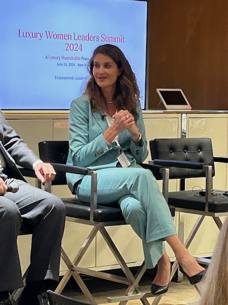 Kate Alini, head of client and brand experience – Americas at Rolls-Royce Motor Cars, speaking at Luxury Roundtable's Luxury Women Leaders Summit New York June 13