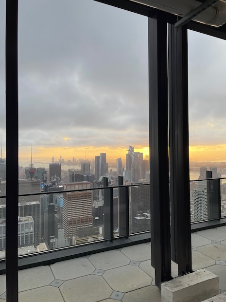 Midtown, downtown and New Jersey views from 111 West 57th Street